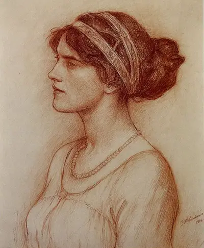 Study for the Portrait of the Marchioness of Downshire John William Waterhouse